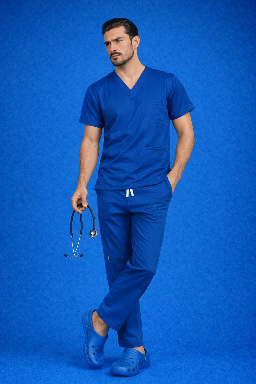 Pyjama Médical col V Homme