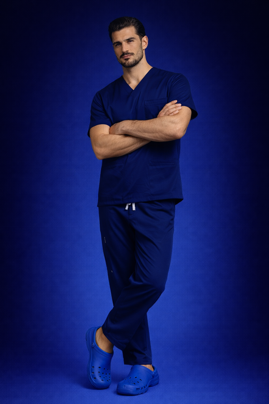 Pyjama Médical col V Homme