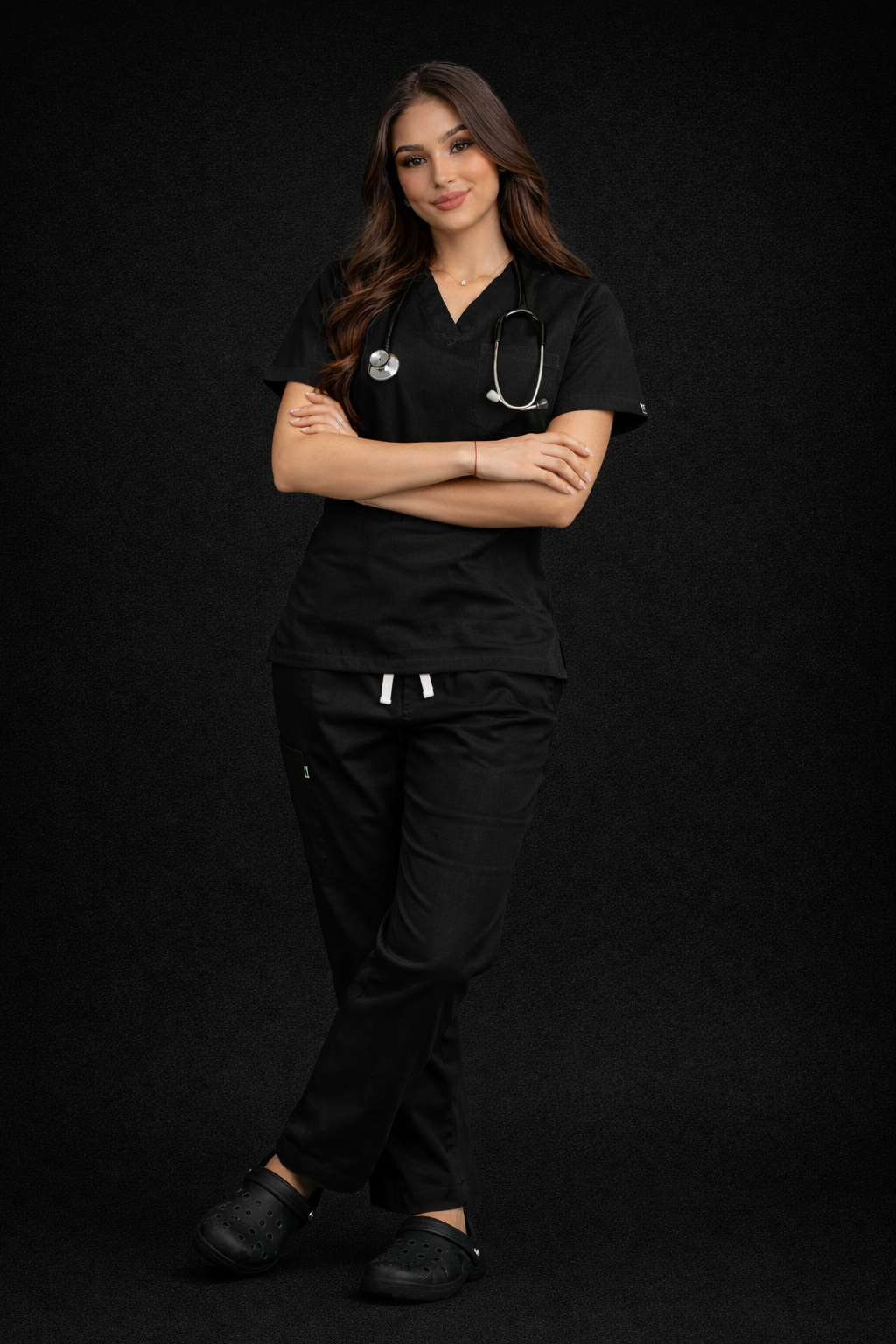Pyjama Médical Col V Femme