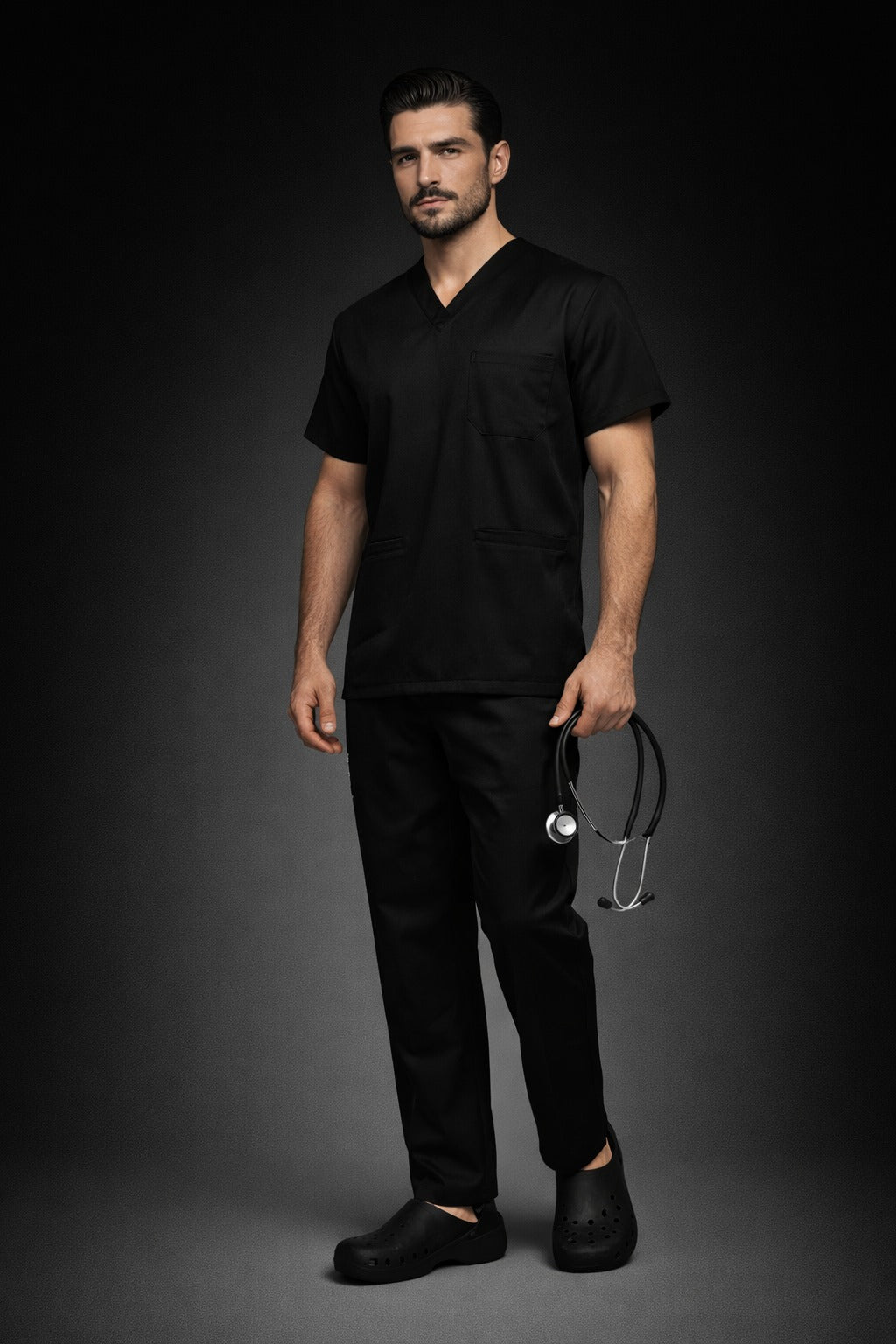 Pyjama Médical col V Homme