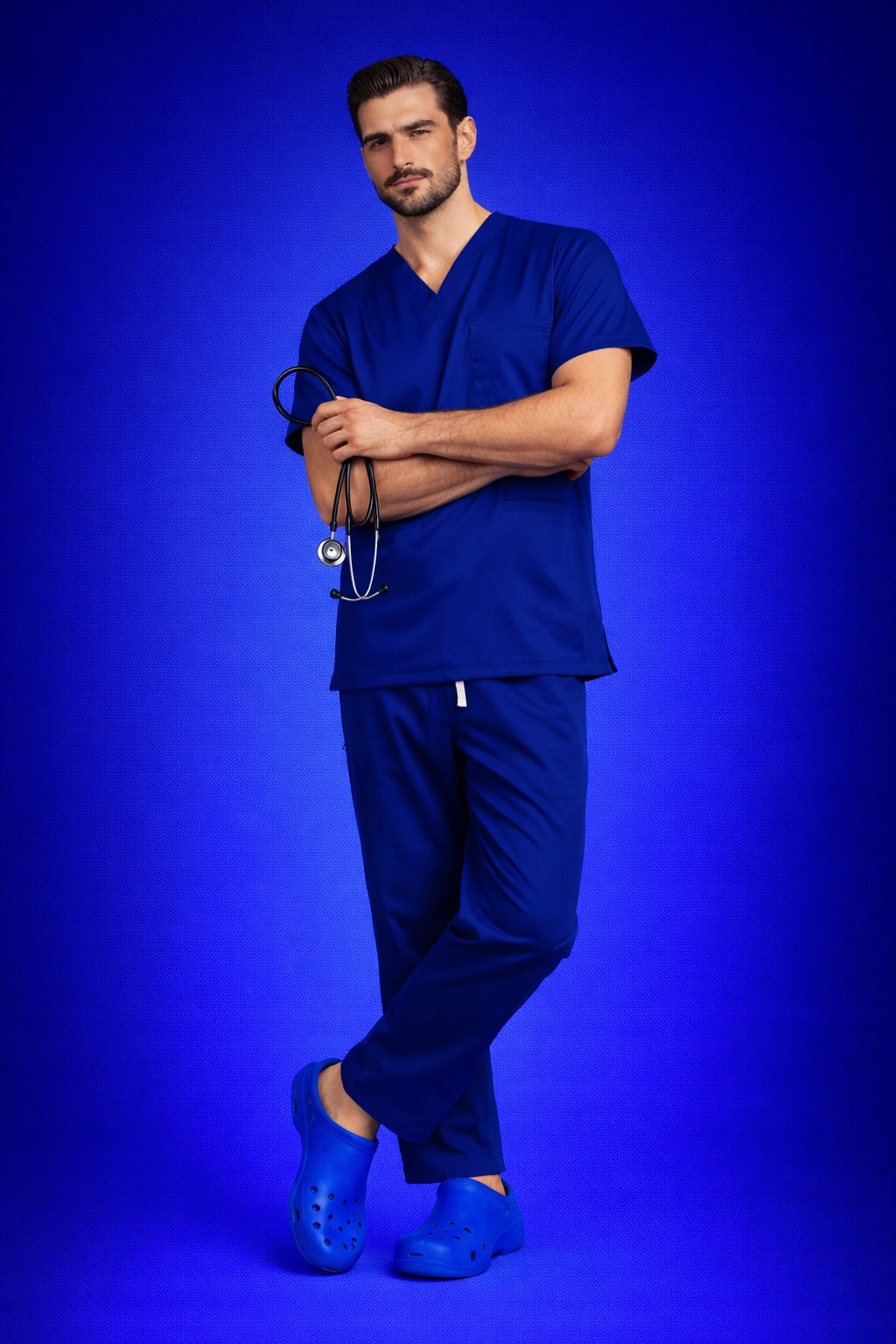 Pyjama Médical col V Homme