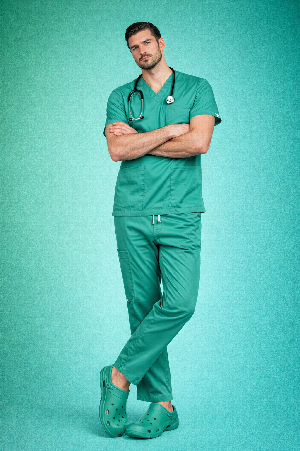 Pyjama Médical col V Homme