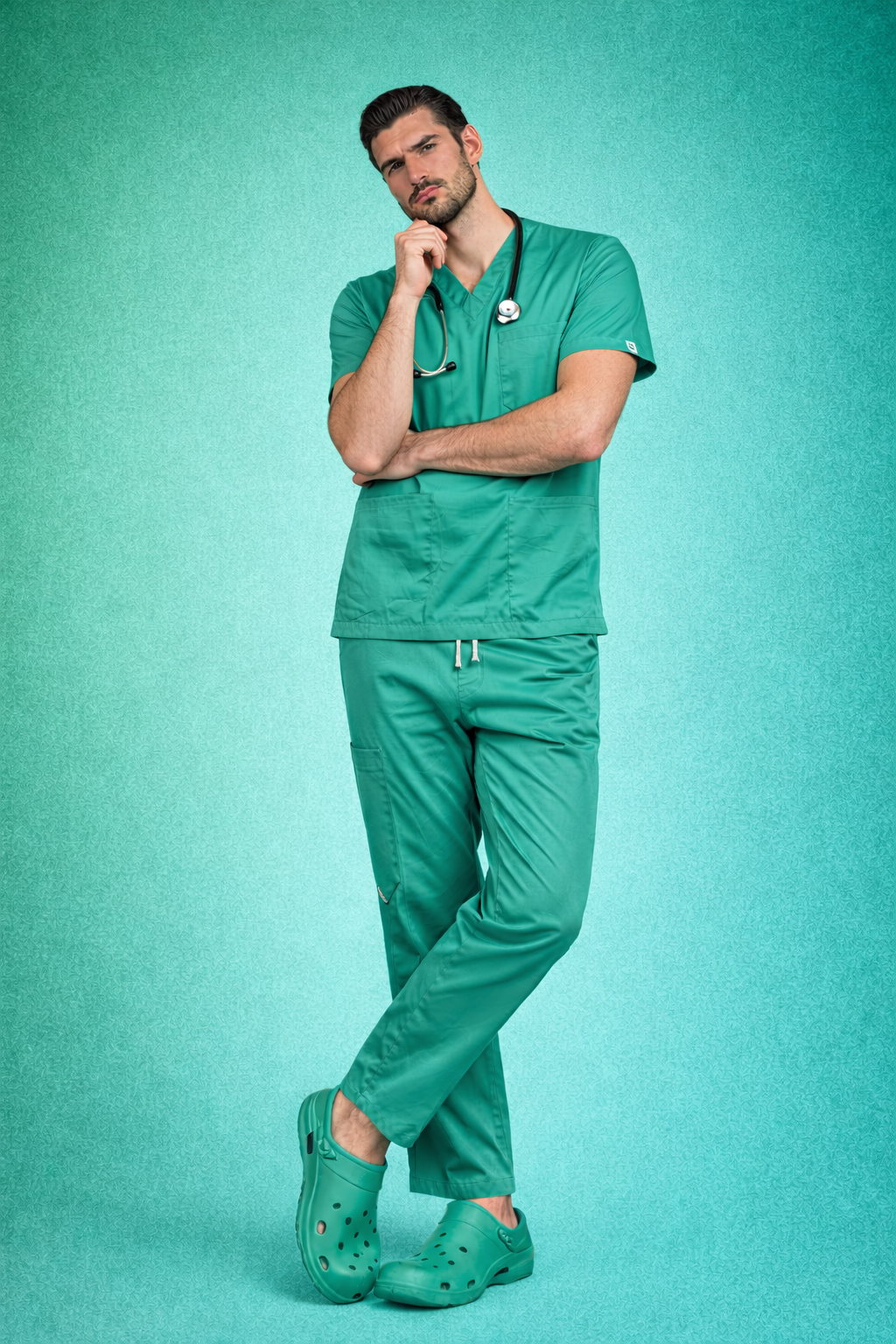 Pyjama Médical col V Homme