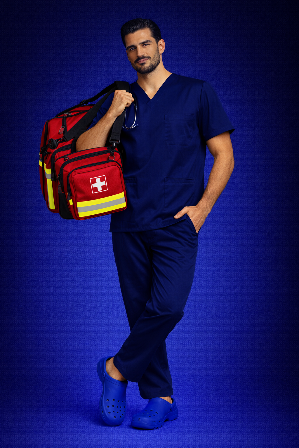 Pyjama Médical col V Homme