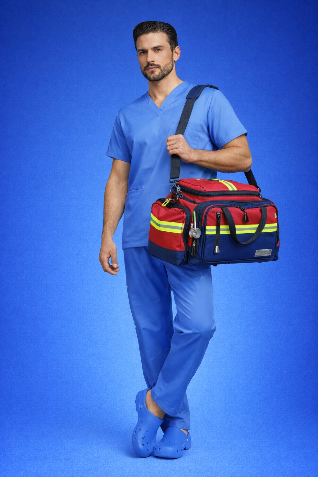 Pyjama Médical col V Homme