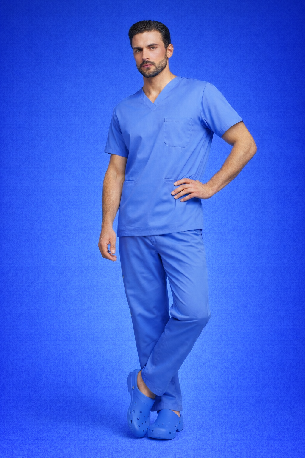 Pyjama Médical col V Homme