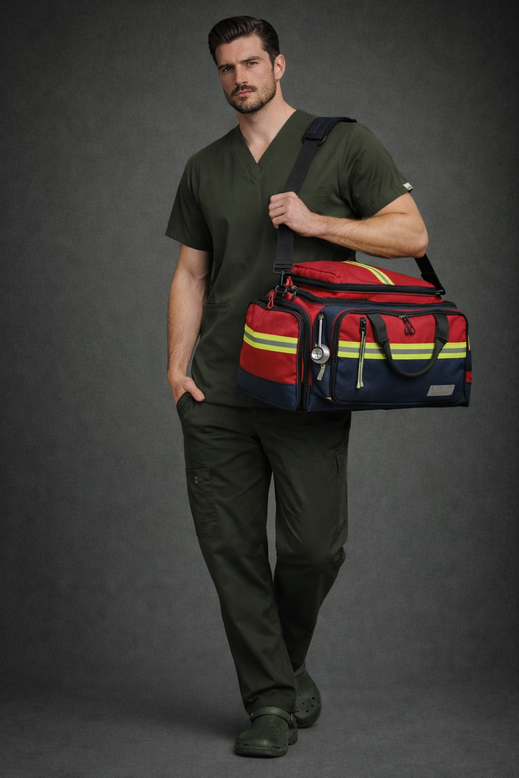 Pyjama Médical col V Homme