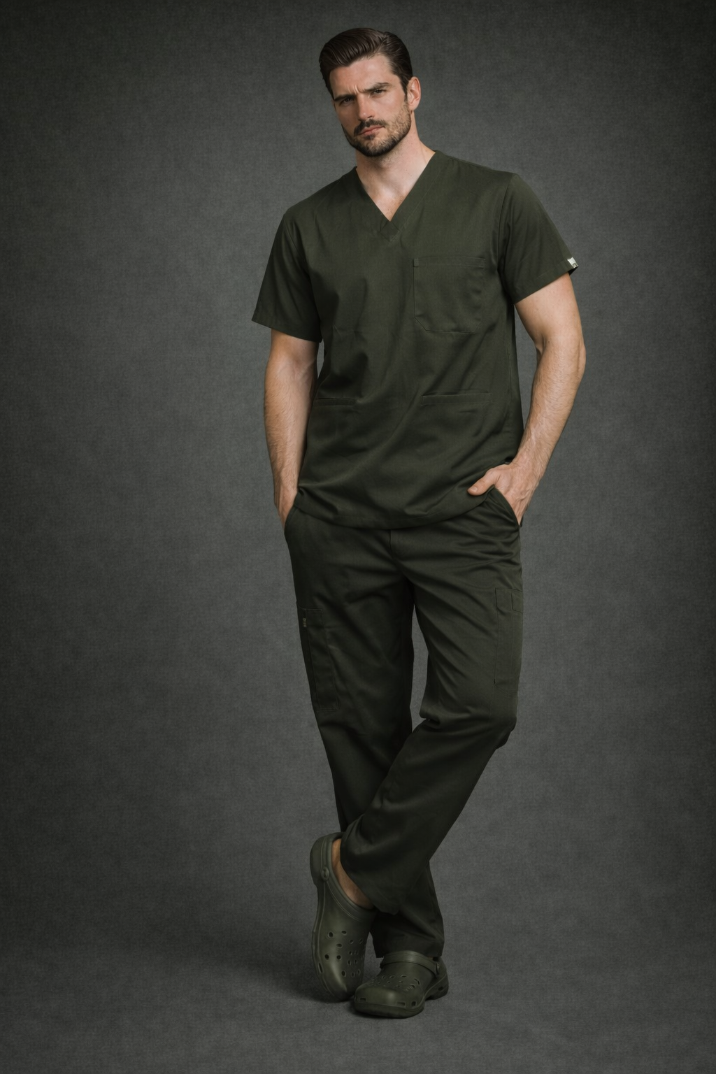 Pyjama Médical col V Homme