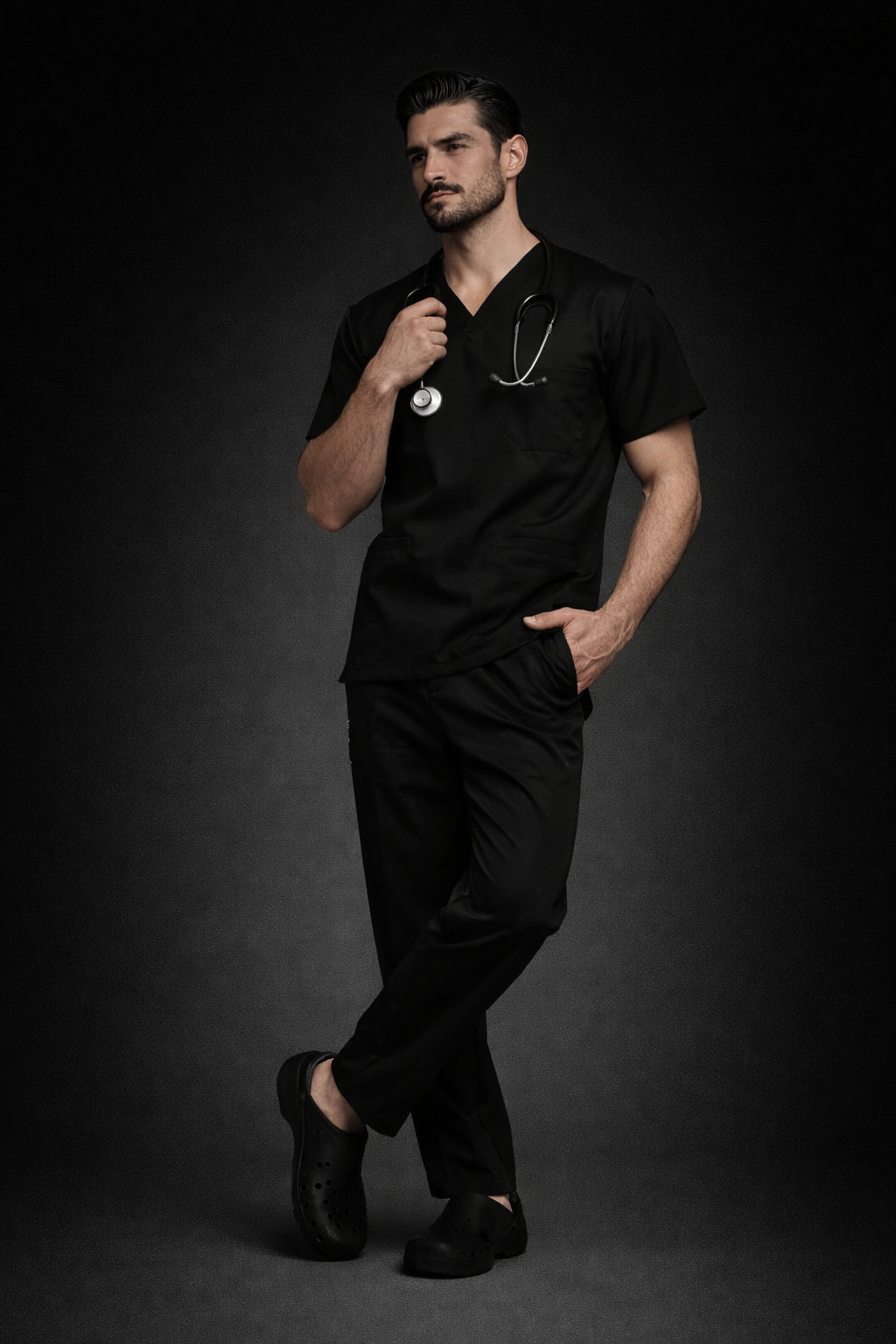 Pyjama Médical col V Homme