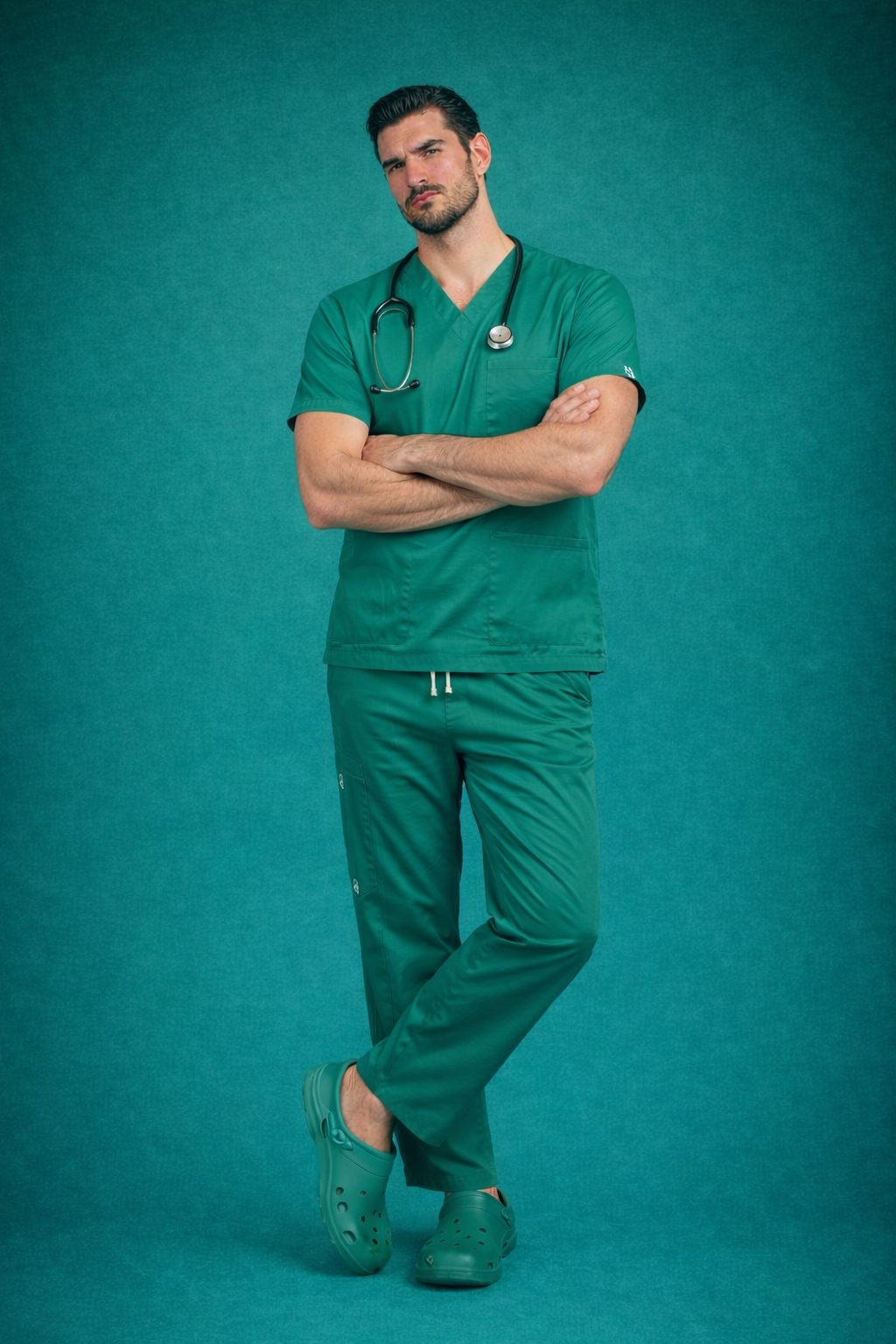 Pyjama Médical col V Homme